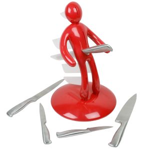 Набор кухонных ножей с подставкой Вуду Набор кухонных ножей с подставкой Вуду