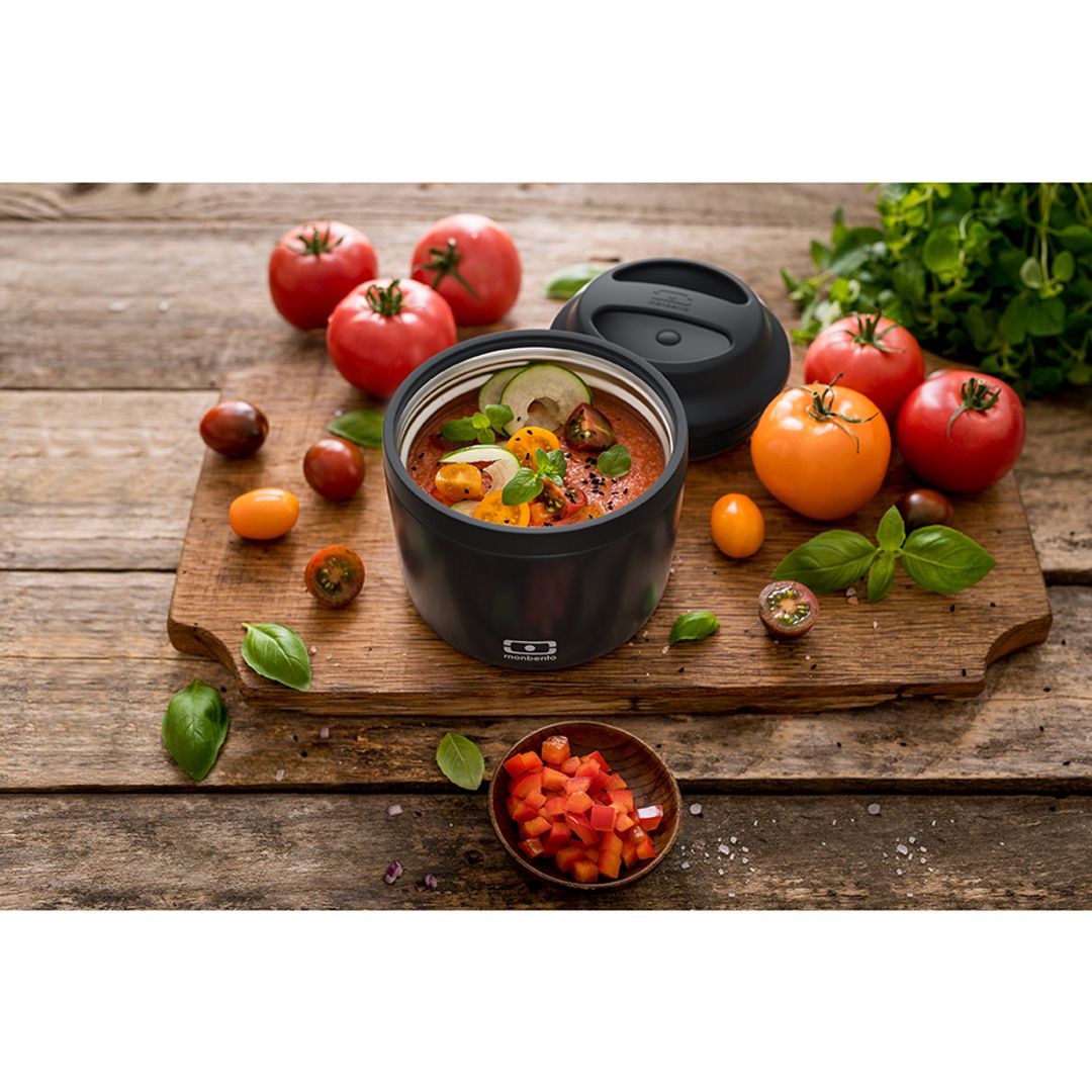 Контейнер для еды Monbento Element 550 мл (Black Onyx)