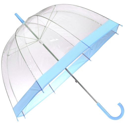 Зонт Прозрачный (Голубой)