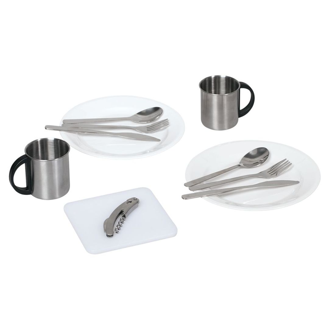 Набор для пикника Fridag на 2 персоны (темно-синий с серым)