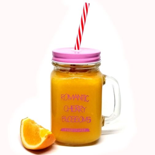 Баночка для коктейлей с крышкой Trein Art