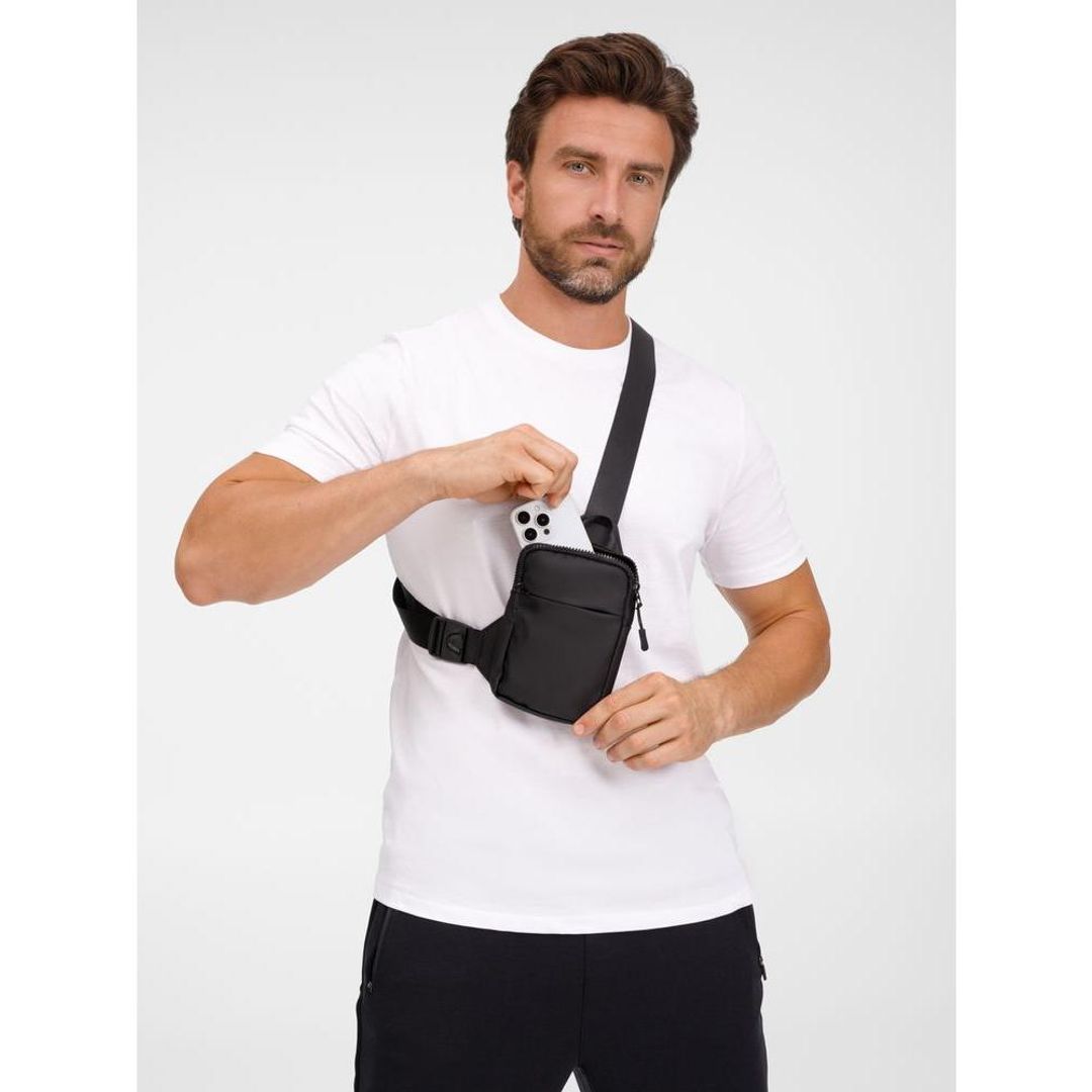 Спортивная кросс-боди сумка UrbanHike (черный)