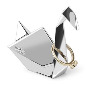 Подставка для колец Origami Лебедь (Хром)