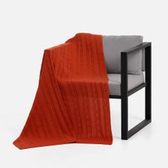 Плед Remitt (оранжевый (морковь))