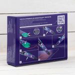 3D ручка пластик в комплекте (Фиолетовая с рисунком)