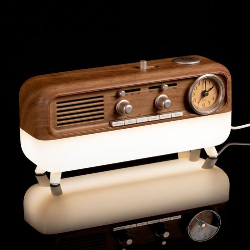 Ретро Bluetooth-колонка с часами и подсветкой Multiverse Ретро Bluetooth-колонка с часами и подсветкой Multiverse