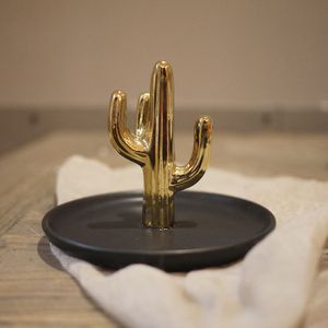 Подставка для украшений Кактус (Золотистый) Подставка для украшений Кактус (Золотистый)