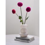 Ваза Riverstone, 25 см, жемчужно-серая