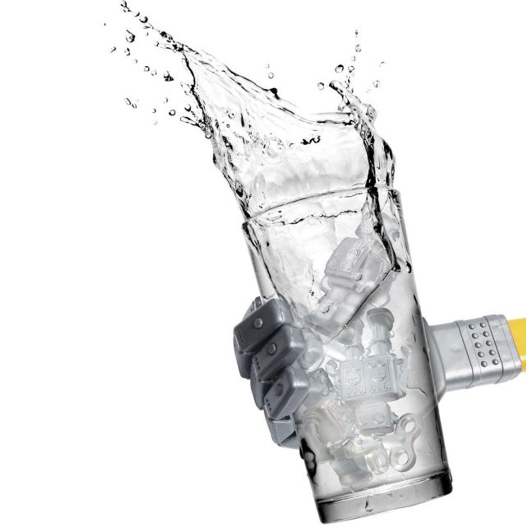 Форма для льда Робот Chill Bots Льдинки в стакане Форма для льда Робот Chill Bots Льдинки в стакане