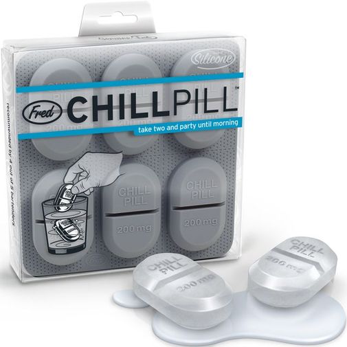 Форма для льда Пилюли Chill Pill Льдинки и упаковка Форма для льда Пилюли Chill Pill Льдинки и упаковка
