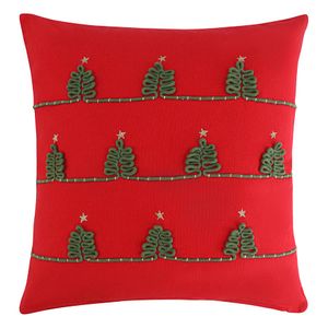 Чехол на подушку Christmas forest из коллекции New Year Essential, 45х45 см Чехол на подушку Christmas forest из коллекции New Year Essential, 45х45 см