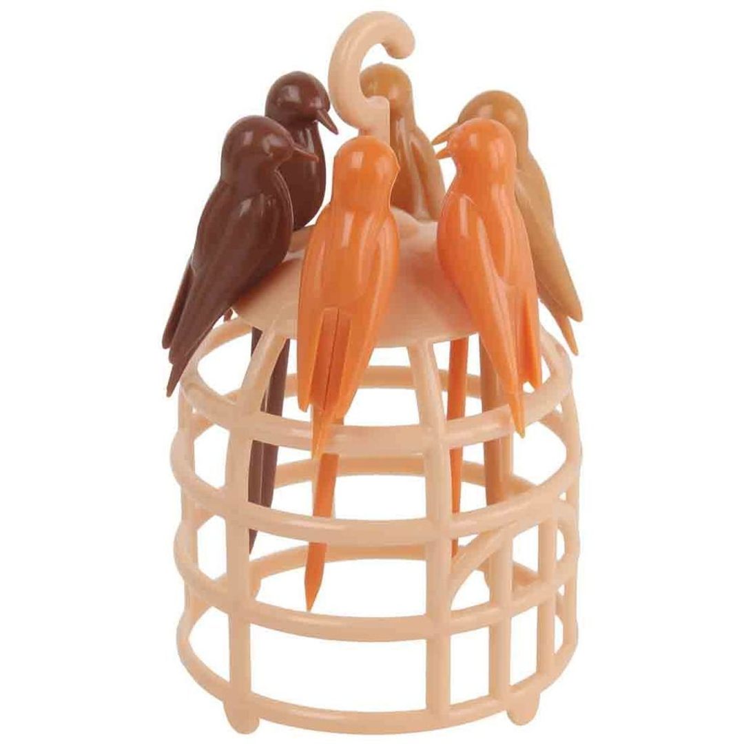 Шпажки для канапе Птички в клетке Шпажки для канапе Птички в клетке