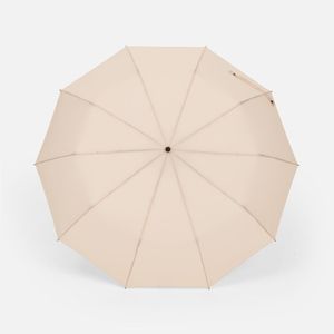 Зонт складной Cloudburst в подарочной упаковке (бежевый) Зонт складной Cloudburst в подарочной упаковке (бежевый)