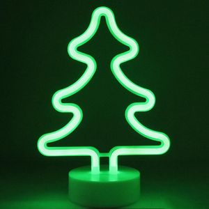 Неоновый светильник Елочка