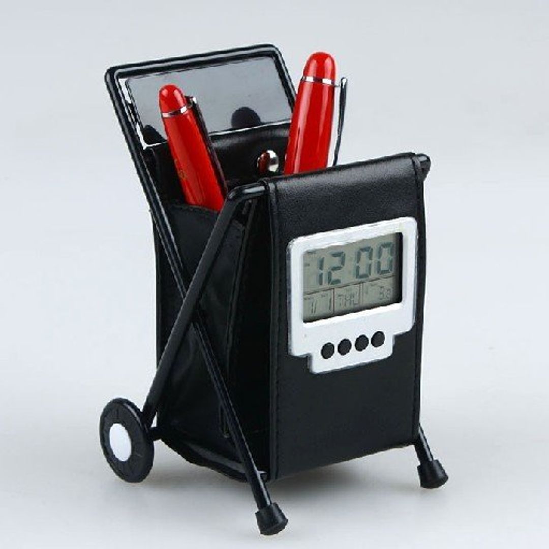 Часы Подставка под карандаши Часы Подставка под карандаши