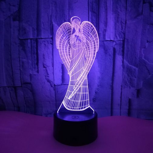 3D Лампа Ангел