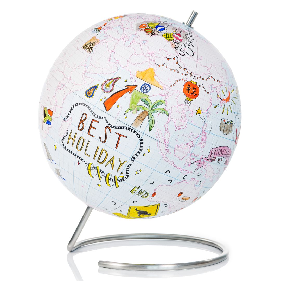 Глобус для разукрашивания Globe Journal