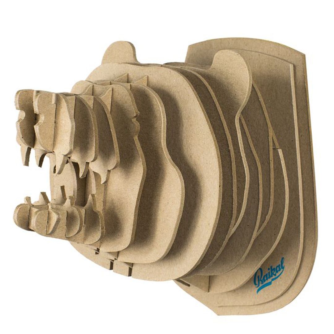 3D Конструктор Голова дикого медведя