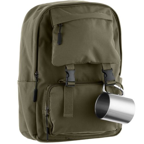 Кружка Trek с серебристой ручкой-карабином