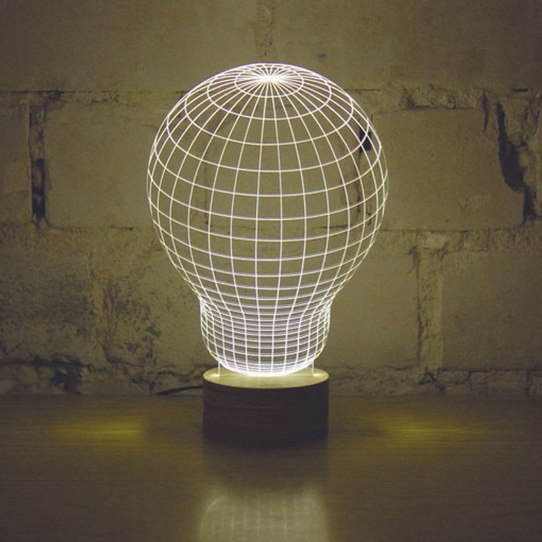 3D Лампа Лампочка 3D Лампа Лампочка