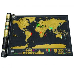 Скретч-карта мира Deluxe Edition (на английском)