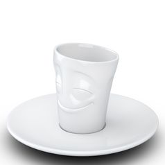 Кофейная чашка с блюдцем Tassen Cheery (Белый)