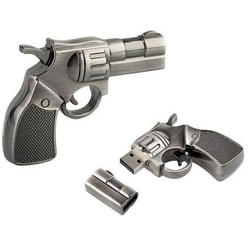 Флешка Револьвер (металл) 16 Гб Флешка Револьвер (металл) 16 Гб
