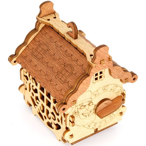 Конструктор-шкатулка Новогодний домик (модель для сборки, оригинал!) Конструктор-шкатулка Новогодний домик (модель для сборки, оригинал!)