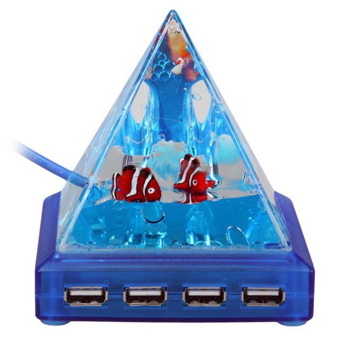 USB Хаб Пирамида с рыбками