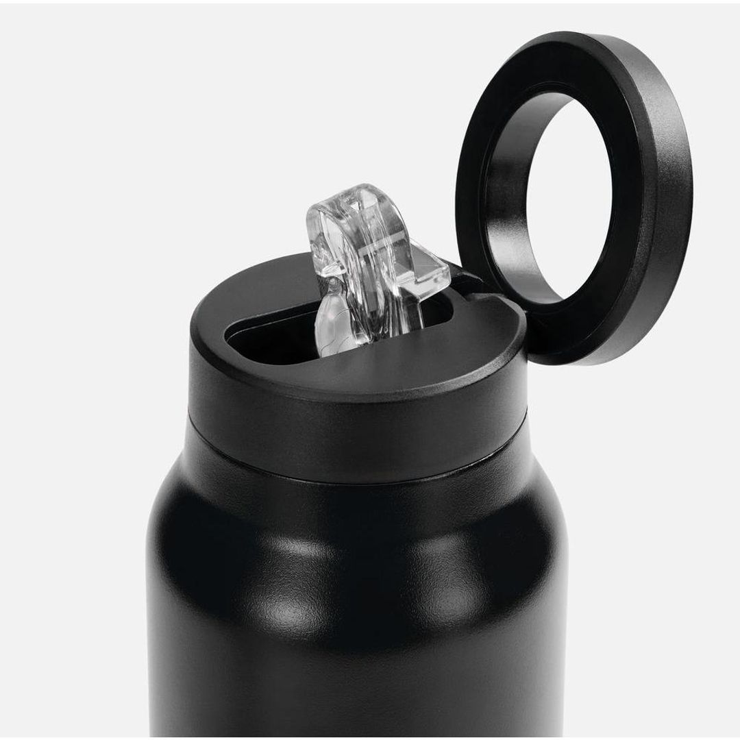 Термобутылка Magnus с магнитным держателем для телефона (черный)