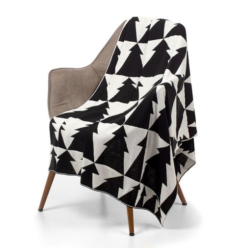 Плед Танцующий лес (Черно-белый) Плед Танцующий лес (Черно-белый)