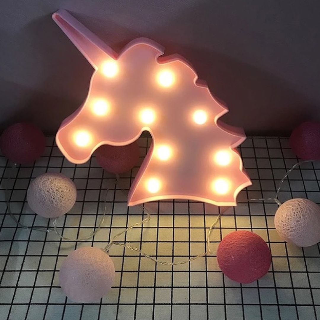 Светильник Голова единорога Светильник Голова единорога