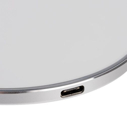 Кружка с подогревом и беспроводной зарядкой Dual Base Matt (Белая)