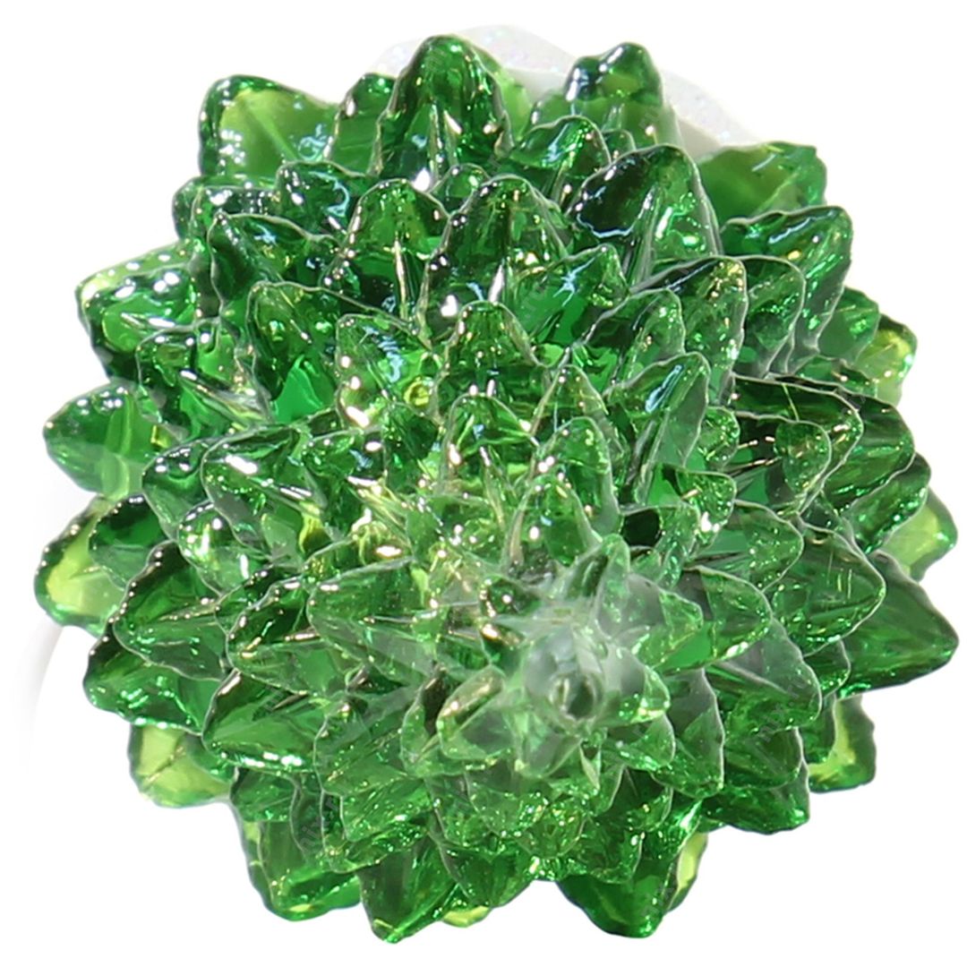 Светящаяся ледяная новогодняя елочка с музыкой