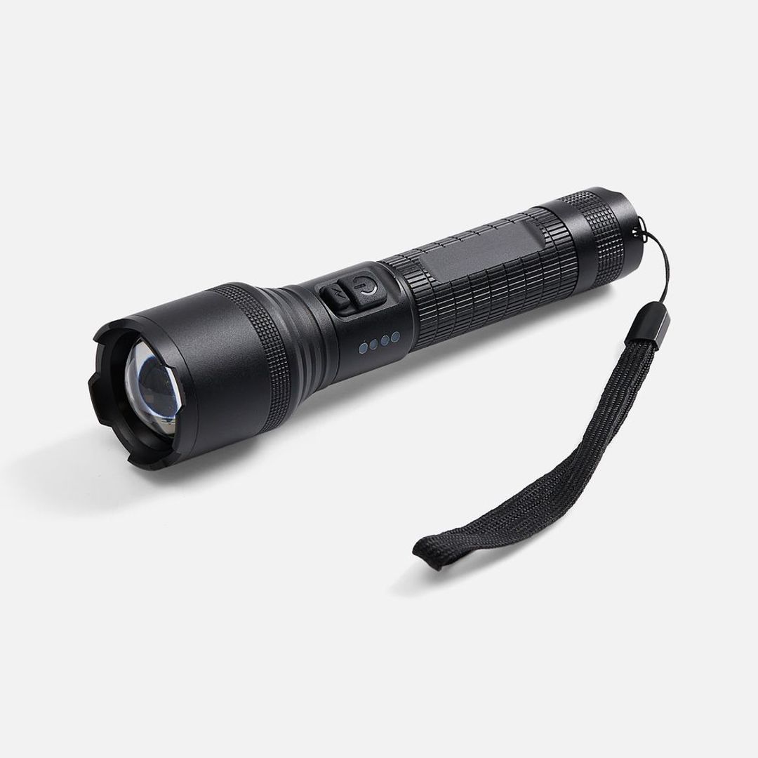 Фонарь аккумуляторный с фокусировкой луча FarSee (черный)