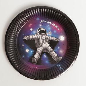 Набор бумажной посуды Космического дня рождения