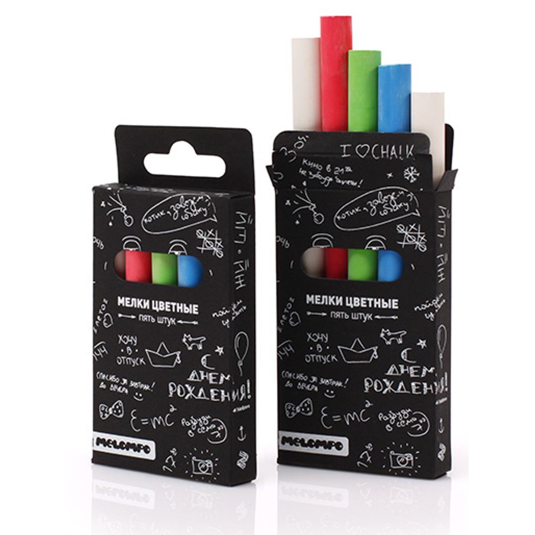 Набор цветных мелков Меломпо (5 шт.)