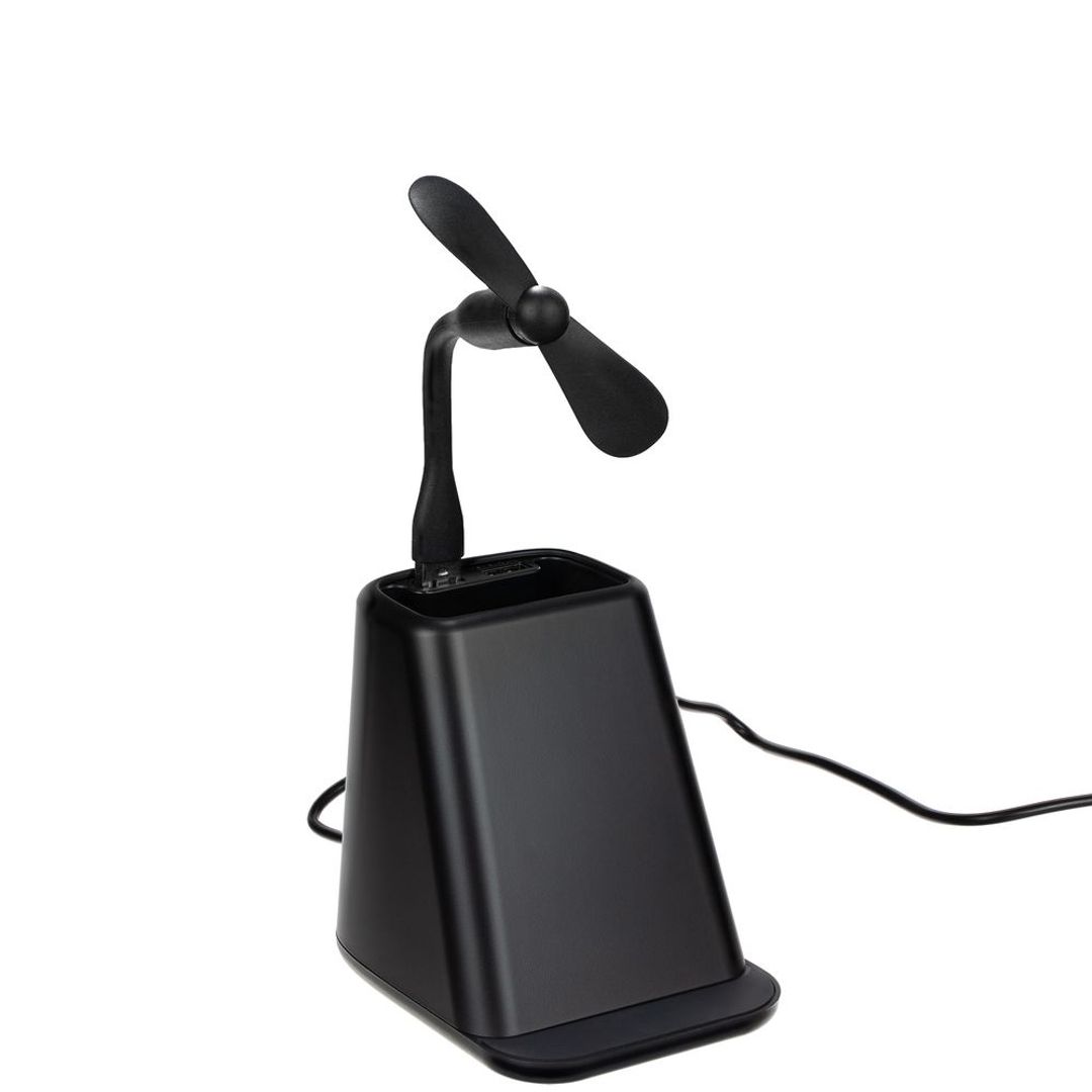 Настольный органайзер с зарядкой, лампой и вентилятором powerTower