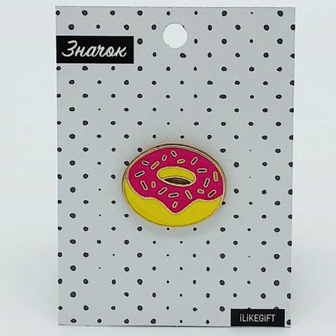 Значок Пончик Значок Пончик