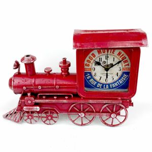 Винтажные часы Ретро-поезд