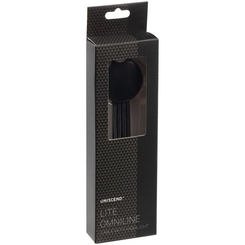 Кабель-брелок с подсветкой логотипа Lite Omniline Кабель-брелок с подсветкой логотипа Lite Omniline