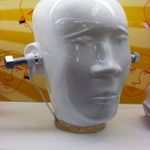 Crazy Earphones Наушники Болты На манекене