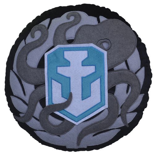 Подушка круглая World of Warships Награда моряка Подушка круглая World of Warships Награда моряка