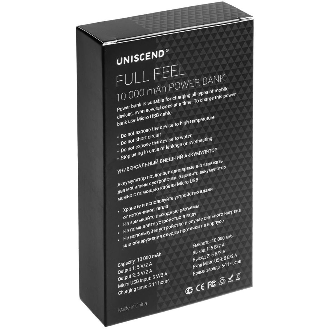 Внешний аккумулятор Uniscend Full Feel 10000 мАч с индикатором (Белый) Внешний аккумулятор Uniscend Full Feel 10000 мАч с индикатором (Белый)