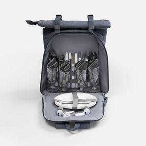 Набор для пикника Picnivo на 4 персоны (темно-серый меланж) Набор для пикника Picnivo на 4 персоны (темно-серый меланж)