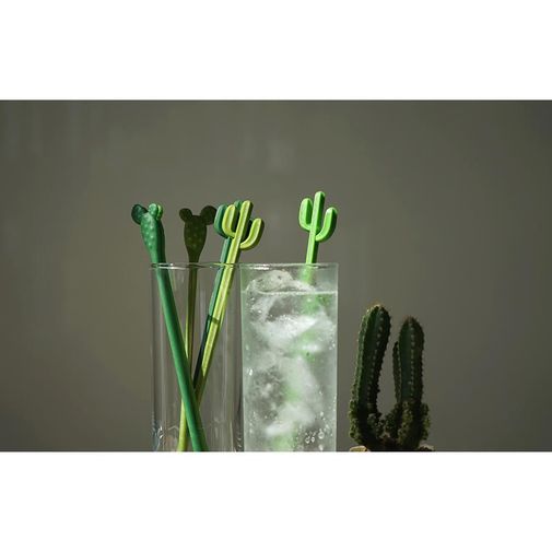 Набор палочек для размешивания коктейля Cactus