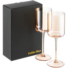 Набор из 2 бокалов для вина Golden Days