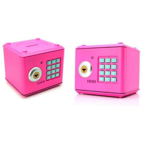 Копилка Сейф (Розовый)