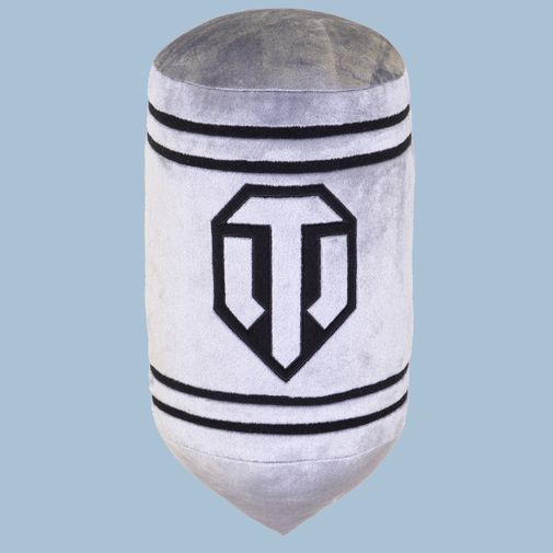 Подушка Танковый снаряд World of Tanks (Серый) Подушка Танковый снаряд World of Tanks (Серый)