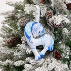 Мягкая игрушка-подвеска Снежка